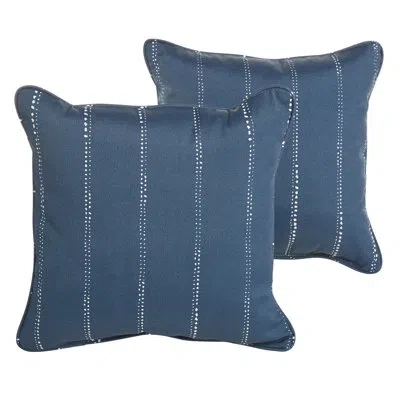 Mozaic Company Mason Iii Dot Stripe Indoor/outdoor Throw Pillow