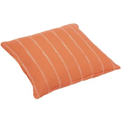 Mozaic Company Mason Indoor/outdoor Euro Pillow In Orange