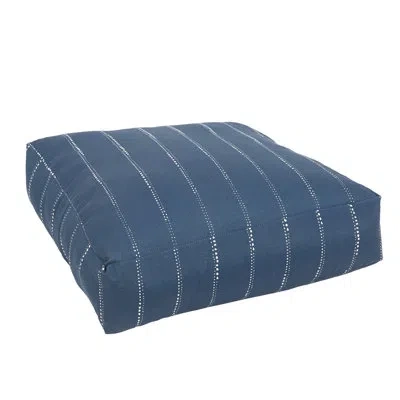 Mozaic Company Mason Indoor/outdoor Floor Pillow In Navy