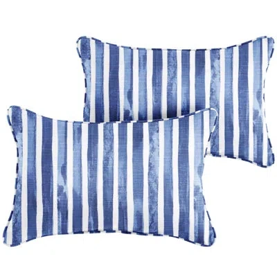Mozaic Company Outdoor Stripe Corded Pillow