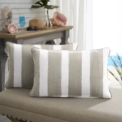 Mozaic Company Outdoor Stripe Corded Pillow