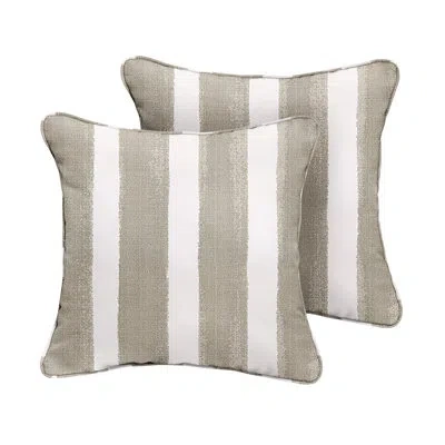 Mozaic Company Outdoor Stripe Corded Pillow