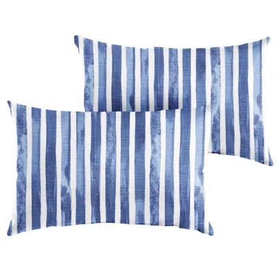 Mozaic Company Outdoor Stripe Knife Edge Pillow