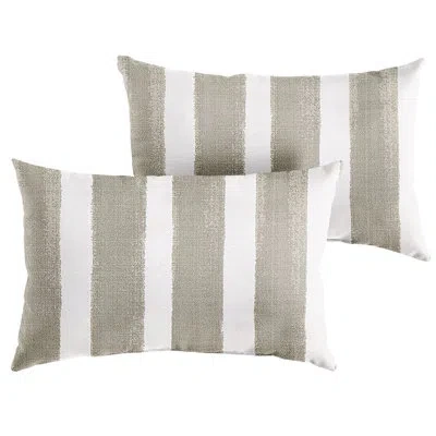 Mozaic Company Outdoor Stripe Knife Edge Pillow