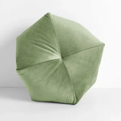 Mozaic Company Polyester Indoor/outdoor Throw Pillow In Green