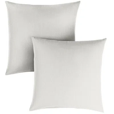 Mozaic Company Polyester Indoor/outdoor Throw Pillow In Ivory