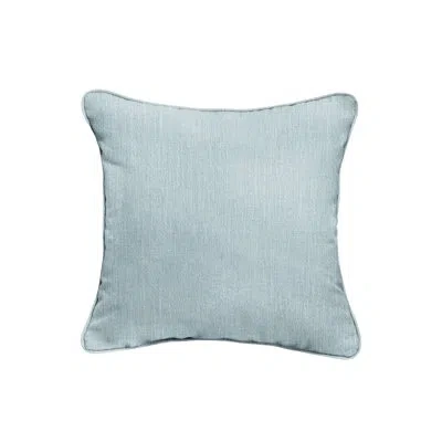 Mozaic Company Polyester Indoor/outdoor Throw Pillow In Light Blue