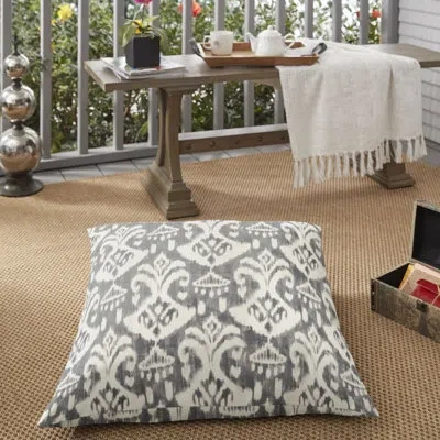 Mozaic Company Reagan Outdoor Square Ikat Floor Pillow