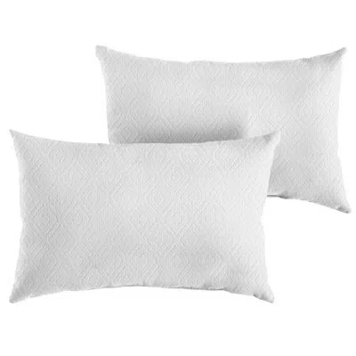 Mozaic Company Retain Sunbrella® Lumbar Rectangular Indoor/outdoor Pillow Cover & Insert In Tan