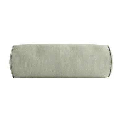 Mozaic Company Revive Sunbrella® Bolster Bolster Indoor/outdoor Pillow Cover & Insert In Green