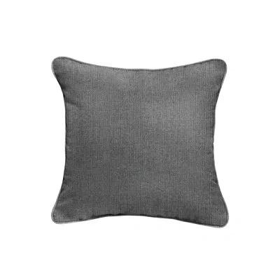 Mozaic Company Revive Sunbrella® Throw Square Indoor/outdoor Pillow Cover & Insert In Gray