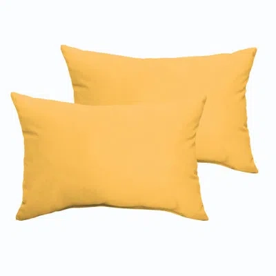 Mozaic Company Selene Indoor/outdoor Rectangular Pillow Cover & Insert In Butter Yellow