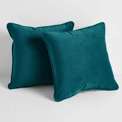 Mozaic Company Sorra Home Indoor Corded Pillow Set Of 2 In Blue Green