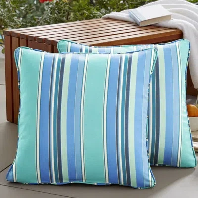 Mozaic Company Stripe Indoor/outdoor Throw Pillow