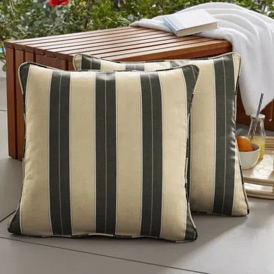 Mozaic Company Stripe Indoor/outdoor Throw Pillow