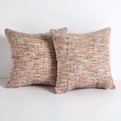 Mozaic Company Striped Polyester Indoor/outdoor Throw Pillow In Avery Summer