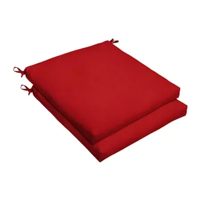 Mozaic Company Sunbrella Bristol Seat Cushion (set Of 2) In Red