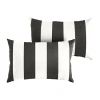 Mozaic Company Sunbrella Cabana Classic Lumbar Pillow (set Of 2) In Black