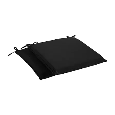 Mozaic Company Sunbrella Chair Pad Corded (set Of 2) In Black