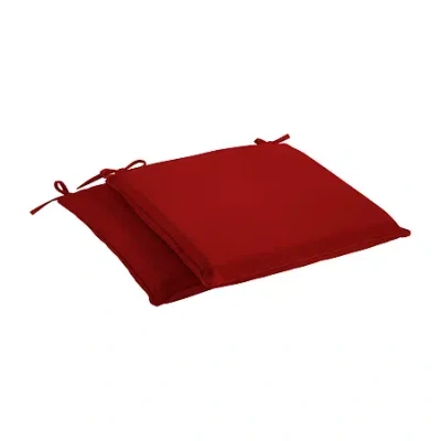 Mozaic Company Sunbrella Chair Pad Corded (set Of 2) In Red