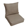 Mozaic Company Sunbrella Deep Seating Pillow And Cushion Set In Brown