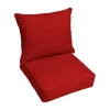 Mozaic Company Sunbrella Deep Seating Pillow And Cushion Set In Red