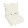 Mozaic Company Sunbrella Deep Seating Pillow And Cushion Set In White