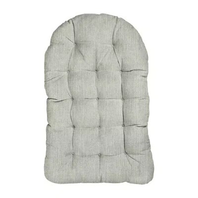 Mozaic Company Sunbrella Egg Chair Cushion Patio Seat In Gray