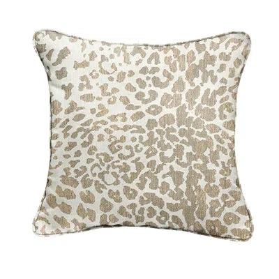 Mozaic Company Sunbrella Indoor / Outdoor Animal Print Pillow Cover & Insert In Tan