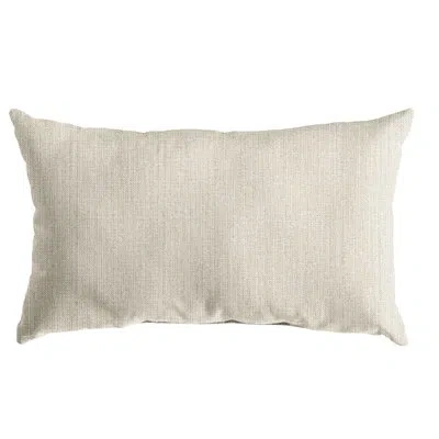 Mozaic Company Sunbrella® Lumbar Rectangular Indoor/outdoor Pillow Cover & Insert In Beige