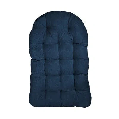 Mozaic Company Sunbrella Outdoor Plush Egg Chair Cushion In Dark Blue