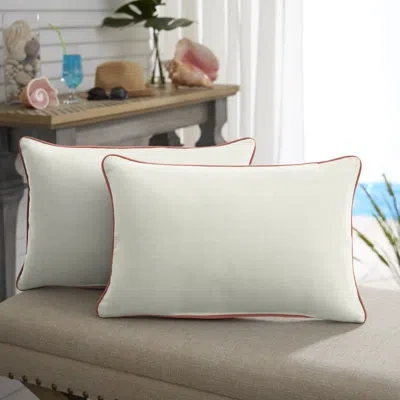 Mozaic Company Sunbrella Outdoor Solid Corded Pillow