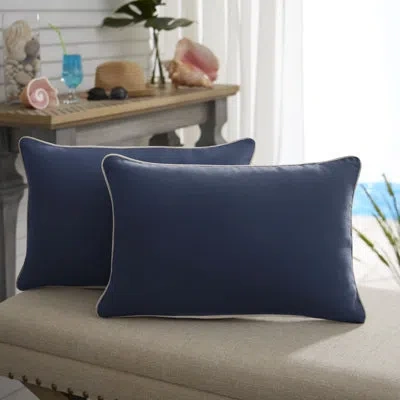 Mozaic Company Sunbrella Outdoor Solid Corded Pillow