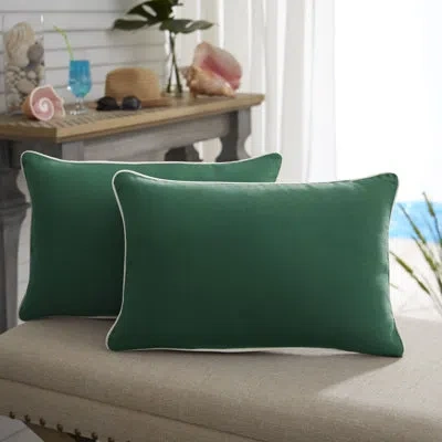 Mozaic Company Sunbrella Outdoor Solid Corded Pillow