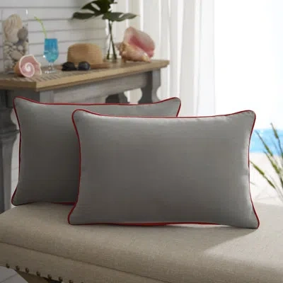 Mozaic Company Sunbrella Outdoor Solid Corded Pillow