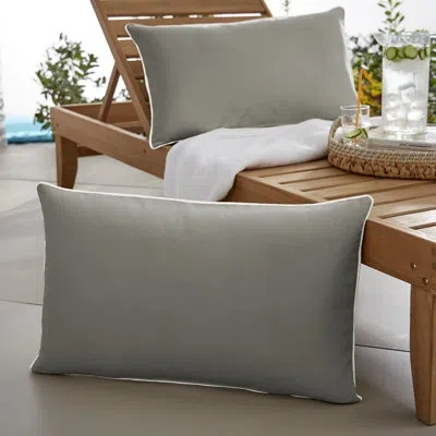 Mozaic Company Sunbrella Outdoor Solid Corded Pillow