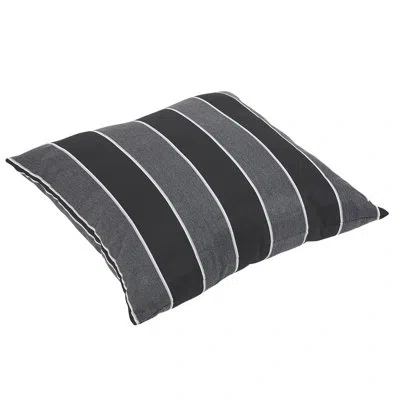 Mozaic Company Sunbrella Outdoor Square Pillow Cover & Insert In Gray,black