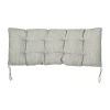 Mozaic Company Sunbrella Tufted Bench Cushion In Gray