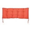 Mozaic Company Sunbrella Tufted Bench Cushion In Orange
