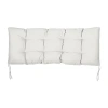 Mozaic Company Sunbrella Tufted Bench Cushion In White