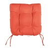 Mozaic Company Sunbrella Tufted U-shaped Solid Seat Cushion In Orange