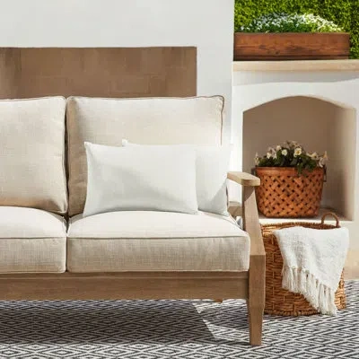 Mozaic Company Throw Pillow In Wheat