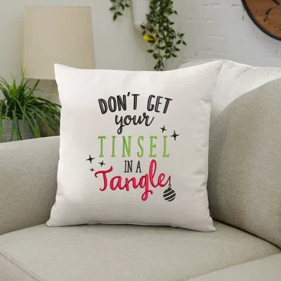 Mozaic Company Tinsel In A Tangle Outdoor Square Pillow Cover & Insert