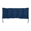 Mozaic Company Tufted Solid Bench Cushion In Blue