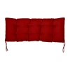 Mozaic Company Tufted Solid Bench Cushion In Red