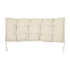 Mozaic Company Tufted Solid Bench Cushion In White