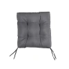 Mozaic Company Tufted Solid Square Seat Cushion In Gray