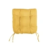 Mozaic Company Tufted U-shaped Solid Seat Cushion In Yellow