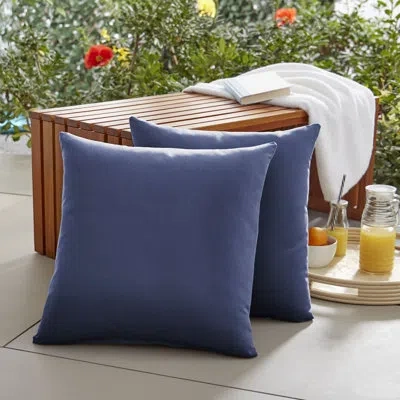 Mozaic Company Vera Indoor/outdoor Throw Pillow In Marine