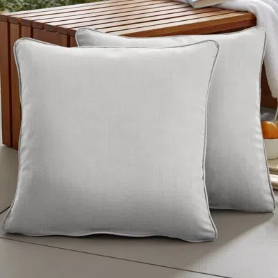 Mozaic Company Yy Sunbrella® Indoor / Outdoor Solid Color Throw Pillow In Pumice